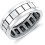 Men's 925 Sterling Silver Wedding Ring Size 8-12 1