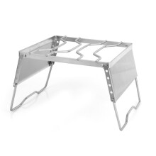 Camping Folding Charcoal BBQ Grill Windproof Stove