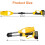 20V Cordless Leaf Blower Lightweight Foldable Handheld Air 4