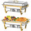 Chafing Dish Set Stainless Steel 8QT 2 Pack with 4 1