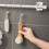 6Pcs Adjustable No-Drill Curtain Rod Holders with Swivel 1