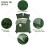 Down Alternative Comforter Set Green 3 Pieces 6