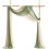 Floroom wedding arch draping fabric 3 panels 20ft 1
