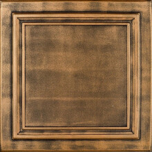 R24 Line Art Foam Ceiling Tile Antique Gold 8 pcs