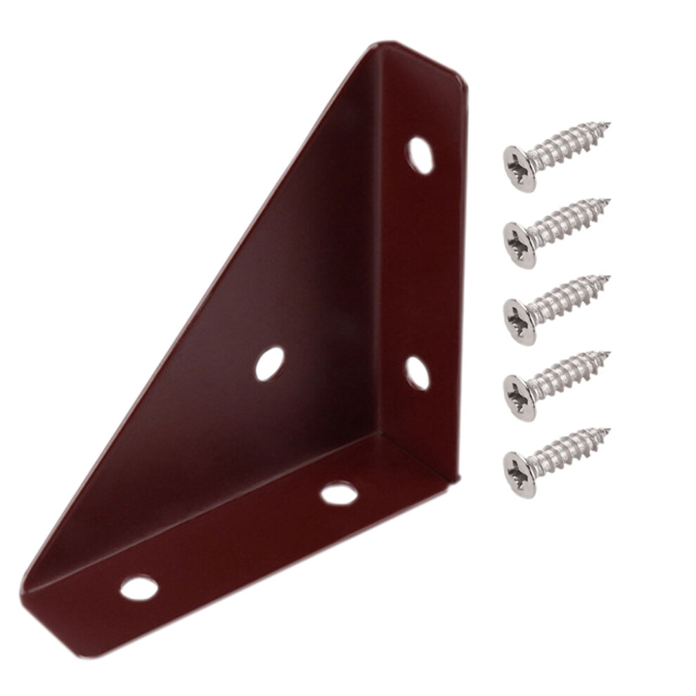Metal Angle Bracket Triangular Support 4-Pack