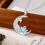 Ocean Turtle Birthstone Necklace for Women 8