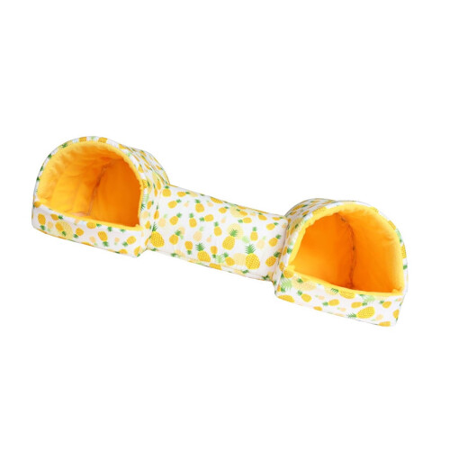 Hamster Cave Bed Soft Tunnel Accessory for Small Rodent Cage