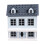 Miniature Dollhouse Villa Model Kit 1/12 Scale Detachable 1