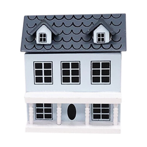 Miniature Dollhouse Villa Model Kit 1/12 Scale Detachable