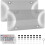 License Plate Frames Grey with Screws and Caps 2-Pack 1