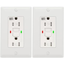 GFCI Outlet White Self-Test Tamper-Resistant
