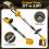Cordless Pole Saw and Mini Chainsaw 6 Inch Extendable 2