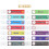 Classroom Calendar Hanging Bag Black Rectangular Pocket 6