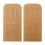 Leather Craft Punching Ruler Clear Acrylic 3mm 8