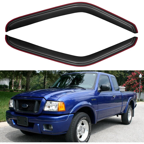In-Channel Window Visors for Ford Ranger and Mazda B-Series