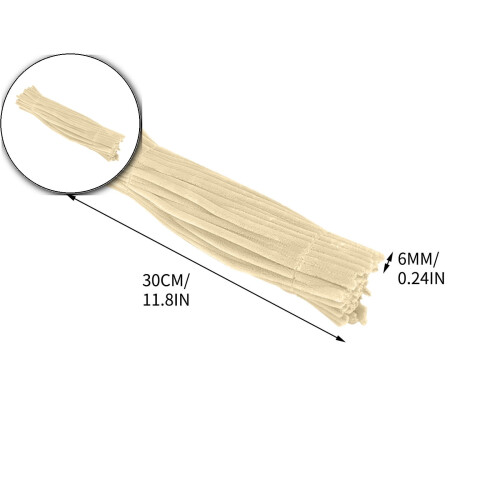 Pipe Cleaners Assorted 12 Inch 100 Pcs