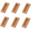 Wood Dresser Knobs Beech Varnish 6 pcs 88 x 35 mm 1