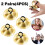 Finger Cymbals Brass Gold 4 Pieces 5.3 cm 1