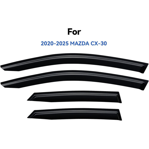 Window Visors for Mazda CX-30 2020–2026 Out-Channel Rain 1