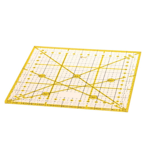 Clear Acrylic Ruler 15 x 15 cm 2