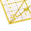 Clear Acrylic Ruler 15 x 15 cm 6
