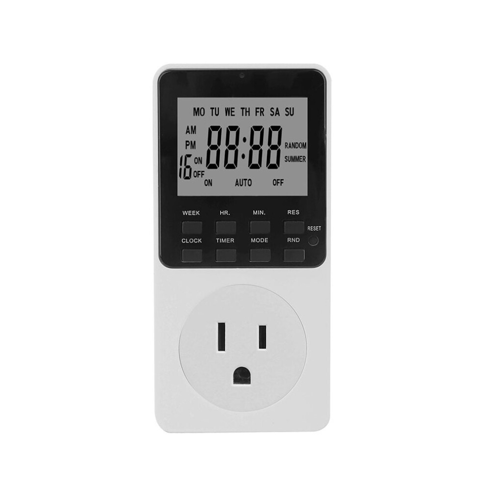 Digital Timer Socket 120V Programmable Outlet 1 Pack