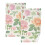 Rose Flower Cotton Hand Towels Set 2 pcs 1