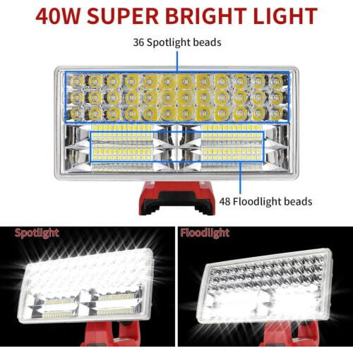 Craftsman V20 LED Work Light 40W 4200LM with USB Port 2