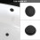 Matte Black Bathtub Drain and Overflow Kit Universal Metal 2