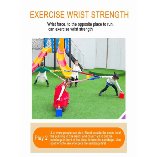 Multi-Color Stretch Bands Set Elastic Resistance Bands for 2