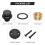 Matte Black Bathtub Drain and Overflow Kit Universal 5