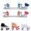 Roller Skating Plate Aluminum Alloy 1 Pair 5