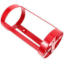 Wall-Mounted Fire Extinguisher Bracket Iron Red 1 Set