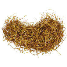 Gold Glitter Raffia Paper Shreds Crinkle Cut Filler