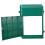 Wall Mounted Rainproof Green Plastic Letter Box 1 Piece 4