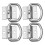 Car Trunk Tie Down Anchors D-Ring Set 4 Pieces 1