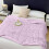 Raschel Blanket Soft Thick Double Layer 28x39in Purple 1