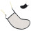 Cotton Violin Shoulder Cushion Black 1 Set 1