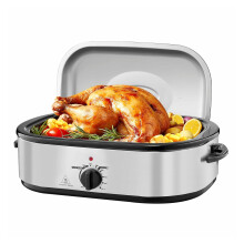Electric Roaster Oven 14QT Adjustable Temp Self-Basting