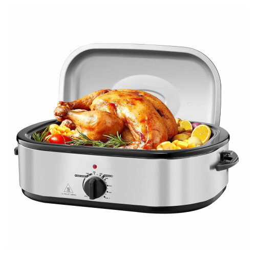 Electric Roaster Oven 14QT Adjustable Temp Self-Basting