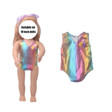 Mermaid Tutu Dress Outfit for 18 Inch Dolls