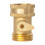 Solid Brass Garden Hose Ball Valve 3/4 Inch GHT 1