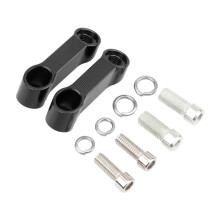 Motorcycle Mirror Mount Extender Black