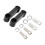 Motorcycle Mirror Mount Extender Black 1