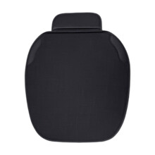 Black Linen Car Seat Cushion Breathable Comfort Pad 1 Piece