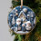 White and Blue Acrylic Christmas Ornaments Snowman Tree 2
