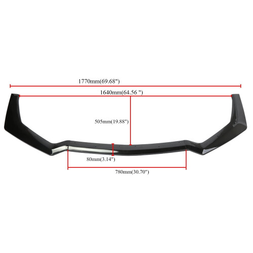 Front Bumper Lip Kit for Ford Mustang GT/EcoBoost 2