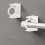 6Pcs Adjustable No-Drill Curtain Rod Holders with Swivel 7