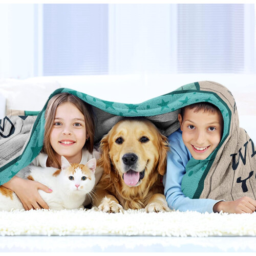 Coperta regalo per figlioccio 50x60 pollici 2