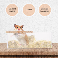 Clear Acrylic Hamster Bath Tub Transparent 1 Piece